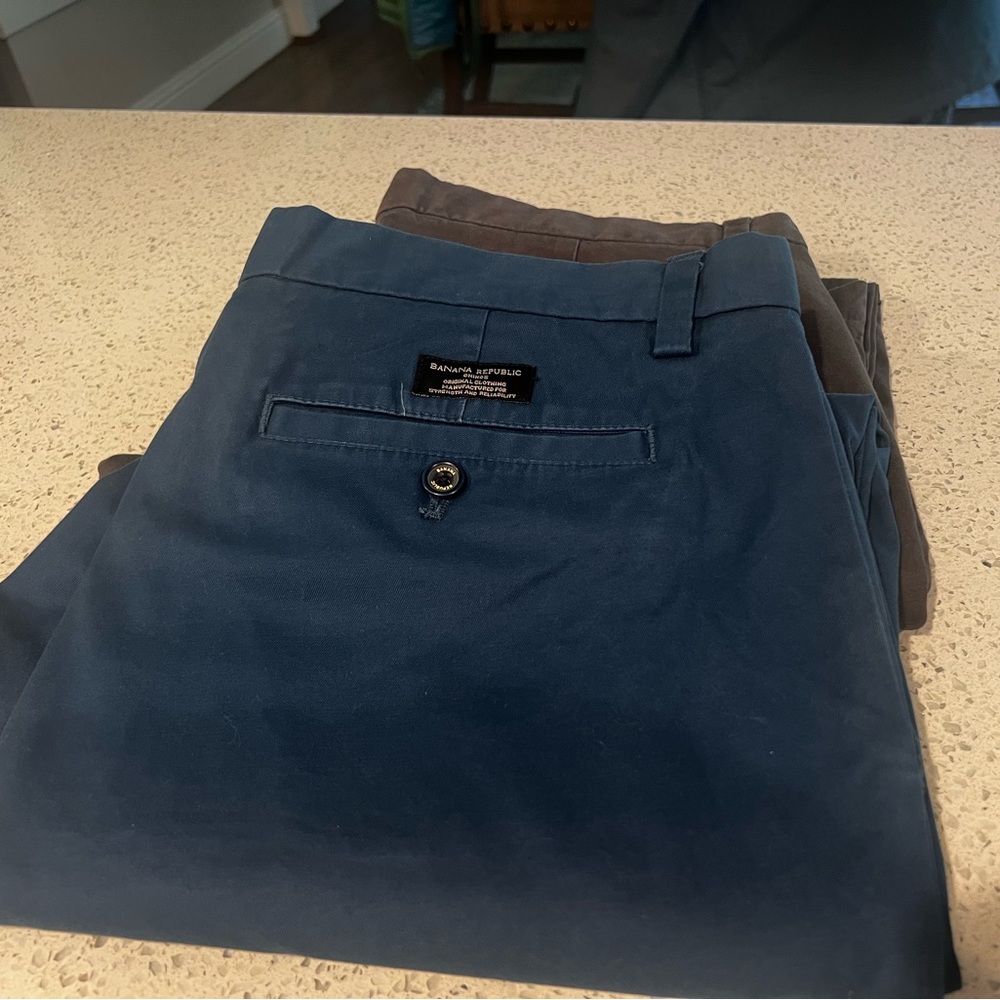 Banana Republic Emerson Chino’s 36X30  blue